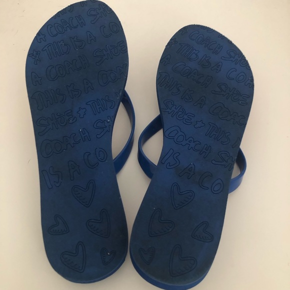 Coach Nautical Flip Flops - Picture 6 of 8